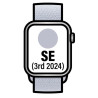 Apple watch se 3rd v2/ gps/ 40mm/ caja de aluminio/ correa loop deportiva azul nube