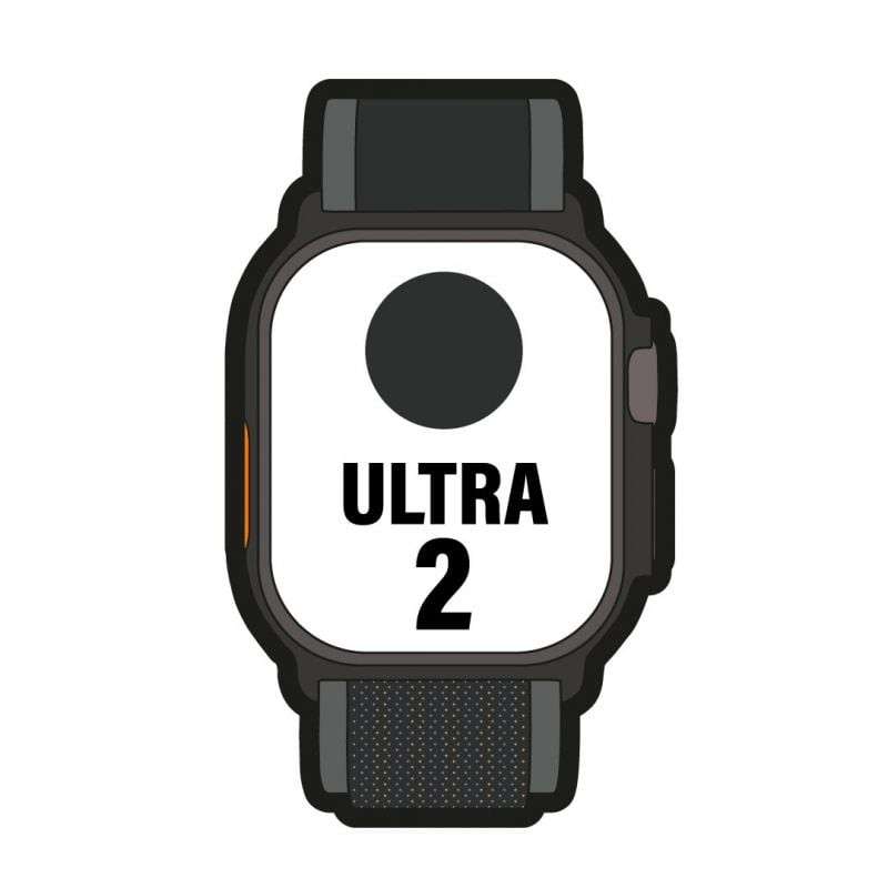 Apple watch ultra 2/ gps/ cellular/ 49mm/ caja de titanio negro / correa loop trail negro s/m Apple watch ultra 2/ gps/ cellular/ 49mm/ caja de titanio negro / correa loop trail negro s/m