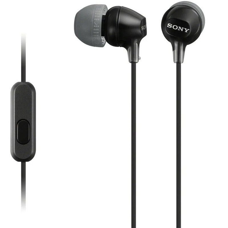 Auriculares intrauditivos sony mdr-ex15ap/ con micrófono/ jack 3.5/ negros Auriculares intrauditivos sony mdr-ex15ap/ con micrófono/ jack 3.5/ negros