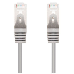 Cable de red rj45 ftp nanocable 10.20.0801/ cat.6/ 1m/ gris