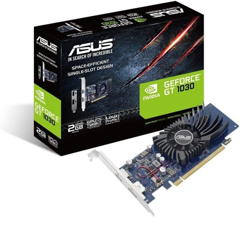 Tarjeta gráfica asus geforce gt 1030/ 2gb gddr5/ compatible con perfil bajo Tarjeta gráfica asus geforce gt 1030/ 2gb gddr5/ compatible con perfil bajo