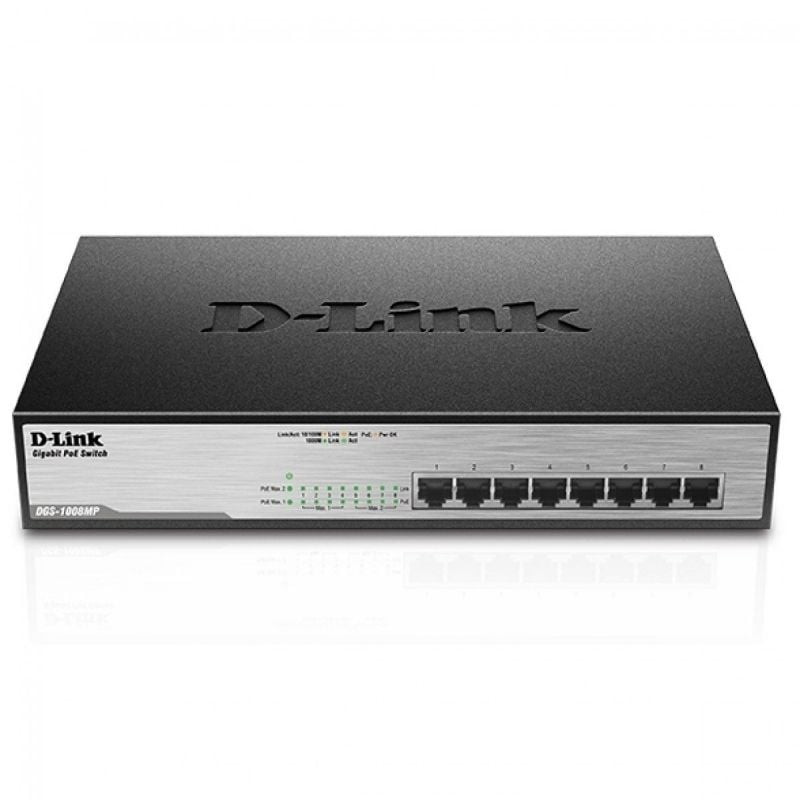 Switch d-link dgs-1008mp 8 puertos/ rj-45 10/100/1000 poe Switch d-link dgs-1008mp 8 puertos/ rj-45 10/100/1000 poe