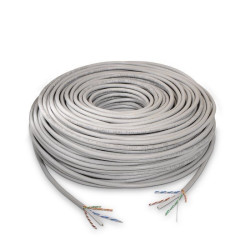 Bobina de cable rj45 utp aisens a135-0261 cat.6/ 100m/ gris