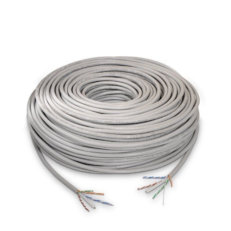 Bobina de cable rj45 utp aisens a135-0261 cat.6/ 100m/ gris