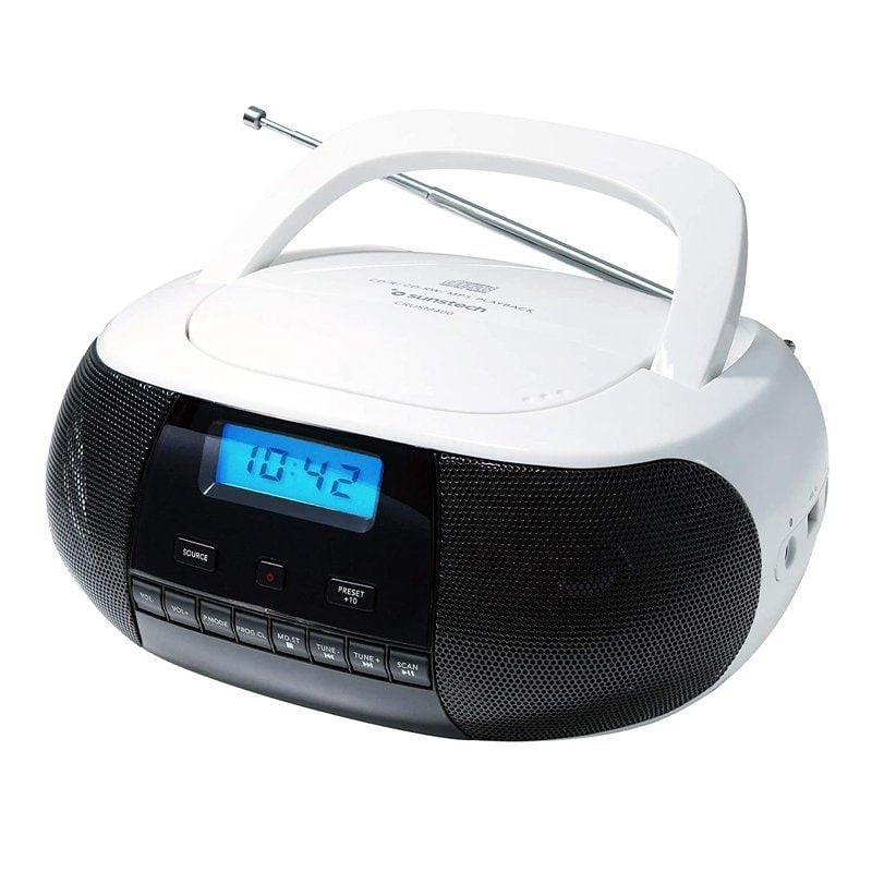Radio cd sunstech crusm400wt/ blanca