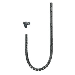 Organizador de cables en espiral nanocable 10.36.0001-bk/ 1m