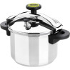 Olla a presión monix classica m530002/ ø22cm/ 6l/ acero inoxidable/ apta para inducción