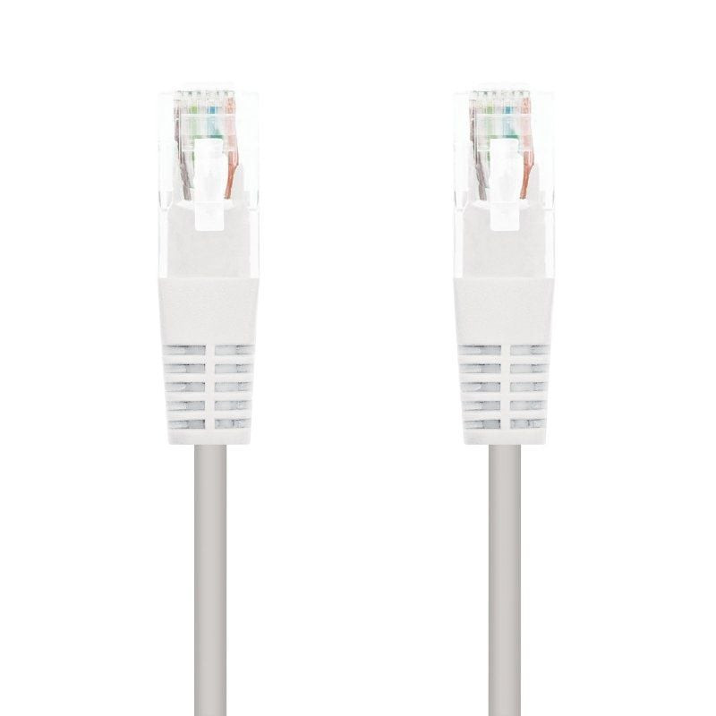 Cable de red rj45 utp nanocable 10.20.0401-w cat.6/ 1m/ blanco