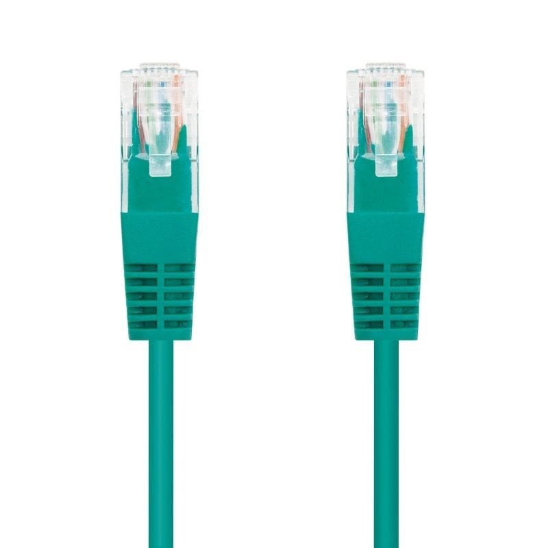 Cable de red rj45 utp nanocable 10.20.0400-gr/ cat.6/ 50cm/ verde