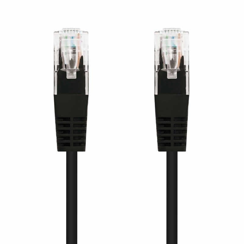 Cable de red rj45 utp nanocable 10.20.0403-bk cat.6/ 3m/ negro
