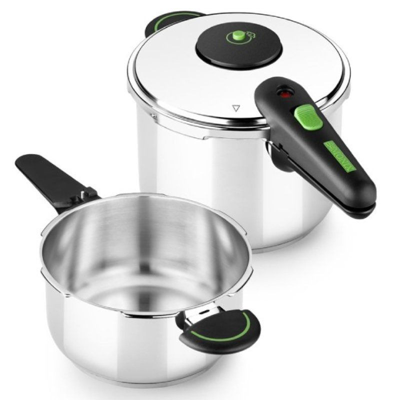 Pack 2 ollas a presión monix presto m911005/ 4+6l/ aptas para inducción