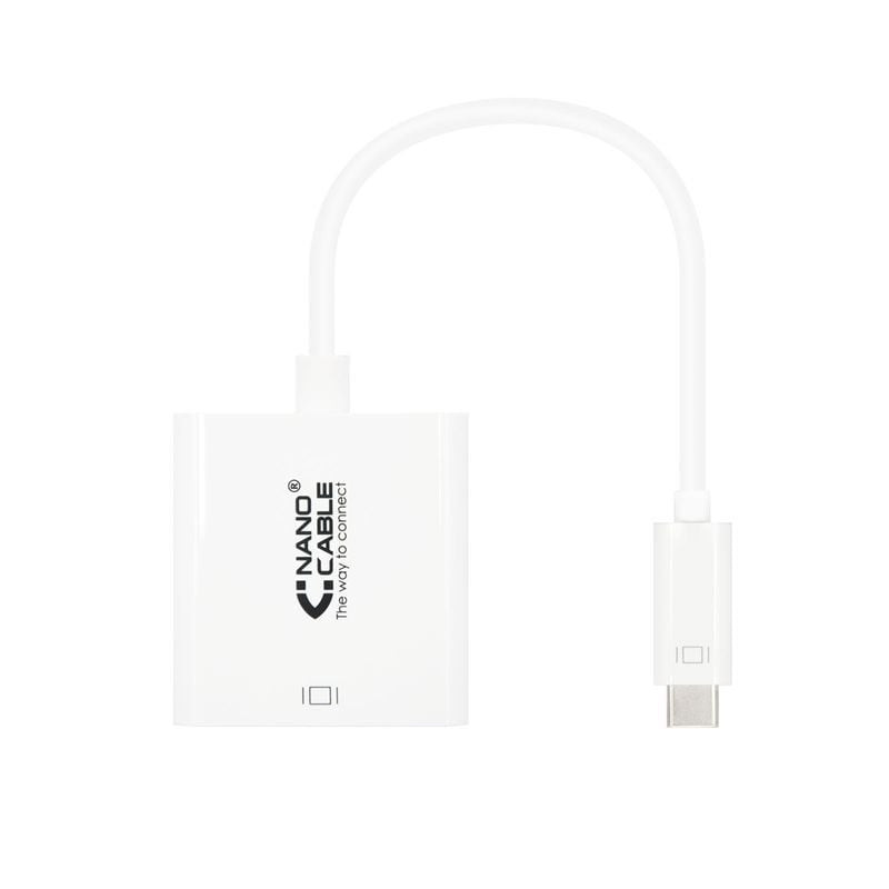 Conversor nanocable 10.16.4102/ usb tipo-c macho - hdmi hembra/ 15cm/ blanco Conversor nanocable 10.16.4102/ usb tipo-c macho - hdmi hembra/ 15cm/ blanco