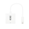 Conversor nanocable 10.16.4102/ usb tipo-c macho - hdmi hembra/ 15cm/ blanco