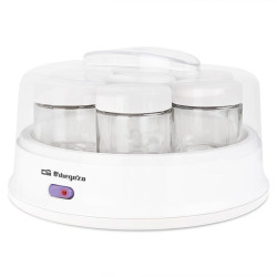 Yogurtera orbegozo yu 2350/ 15w/ para 7 yogures