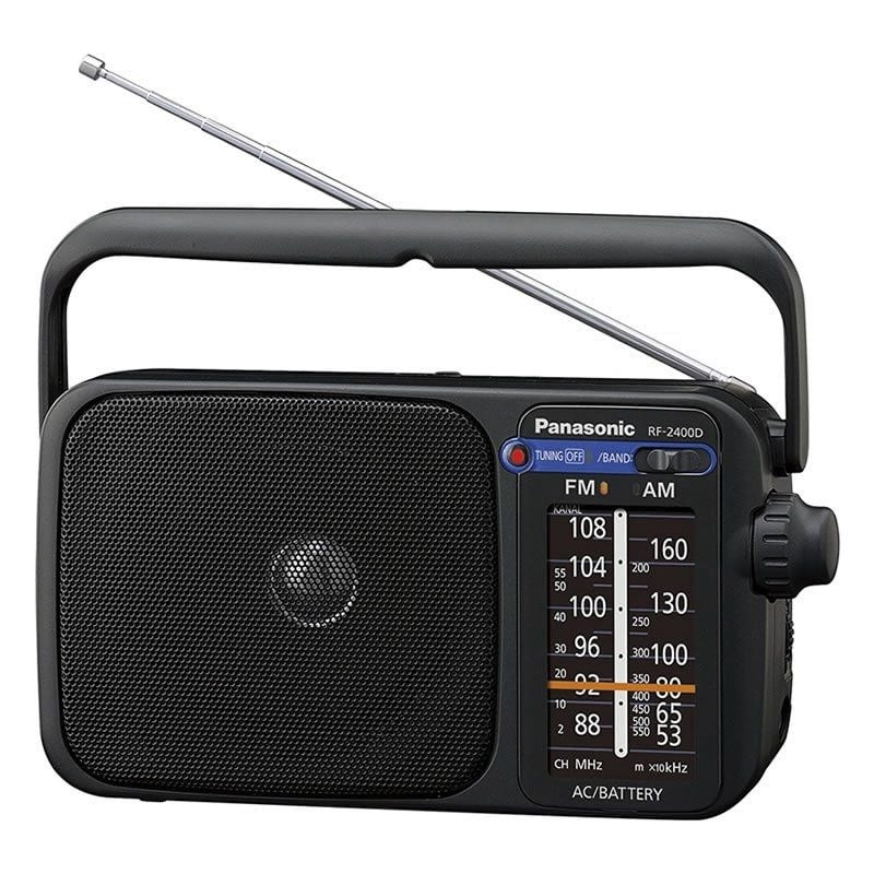 Radio portátil panasonic rf-2400deg-k/ negra Radio portátil panasonic rf-2400deg-k/ negra