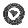 Organizador de cables en espiral aisens a151-0406/ 1m