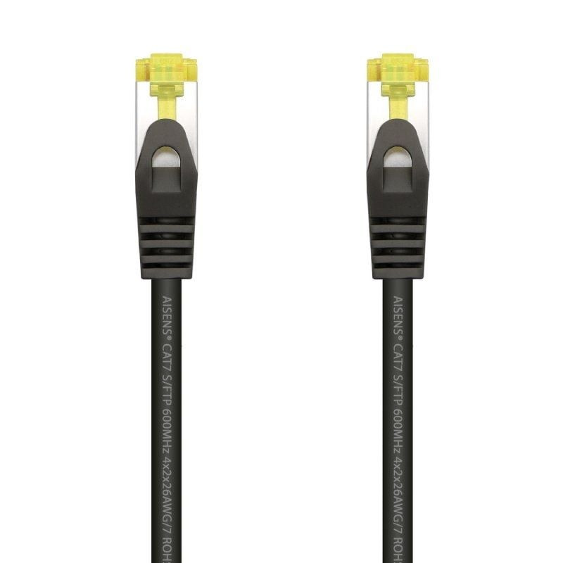 Cable de red rj45 sftp aisens a146-0486 cat.7/ 1m/ negro