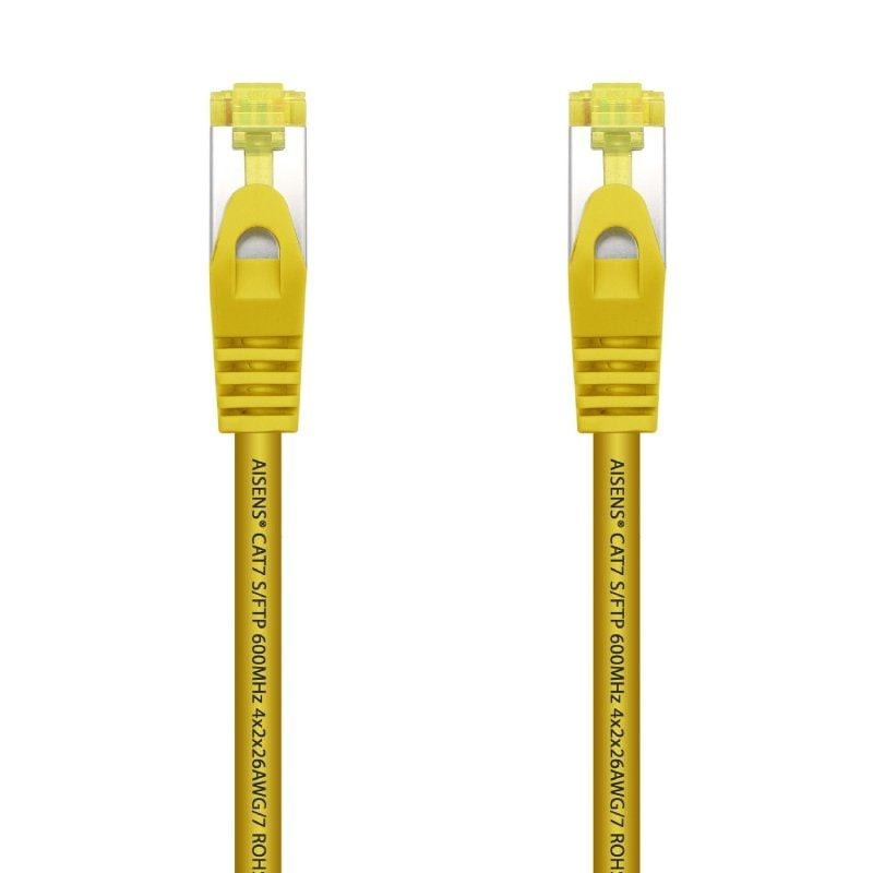 Cable de red rj45 sftp aisens a146-0474 cat.7/ 1m/ amarillo