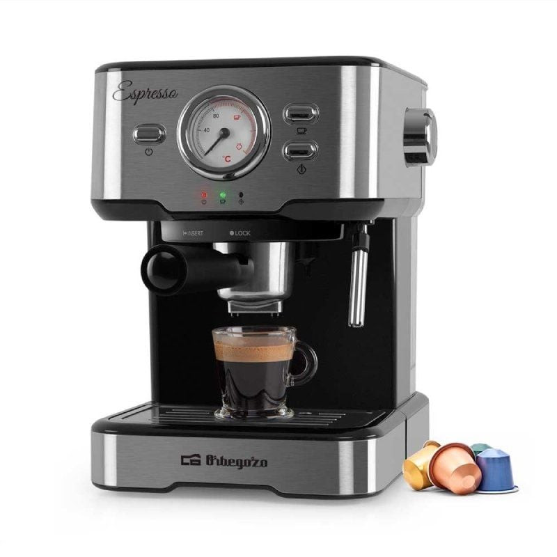 Cafetera expreso orbegozo ex 5500/ 1100w/ 20 bares Cafetera expreso orbegozo ex 5500/ 1100w/ 20 bares