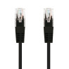 Cable de red rj45 utp nanocable 10.20.0400-l25-bk cat.6/ 25cm/ negro