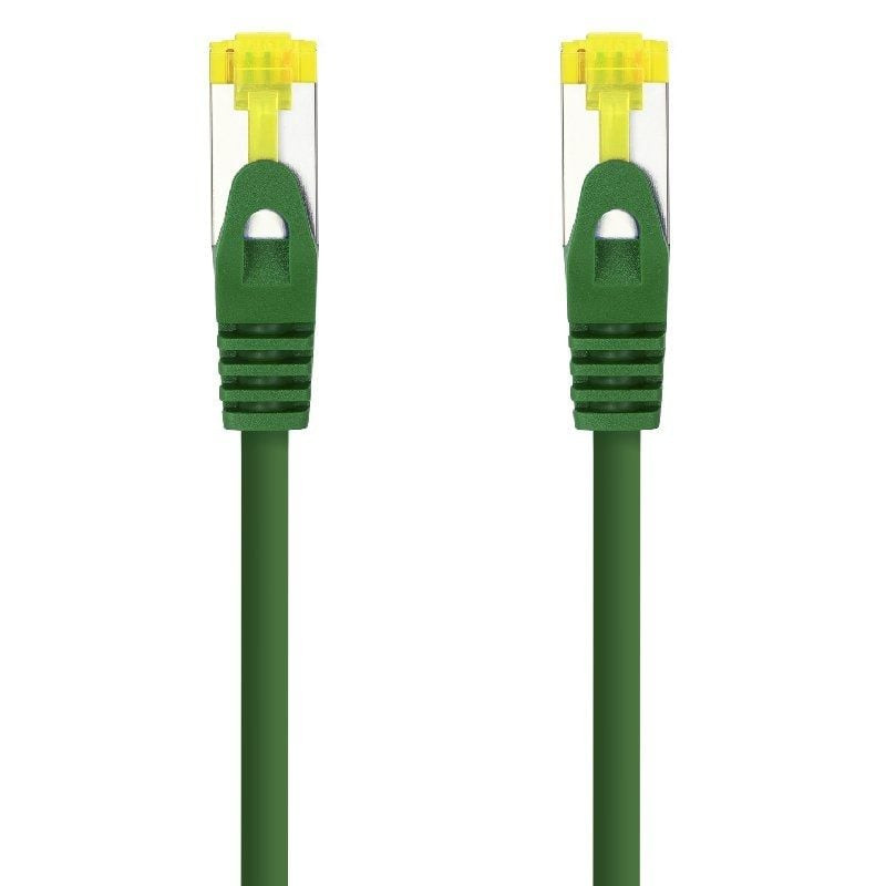 Cable de red rj45 sftp nanocable 10.20.1900-l25-gr cat.6a/ lszh/ 25cm/ verde
