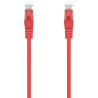 Cable de red rj45 awg24 utp aisens a145-0559 cat.6a/ lszh/ 1m/ rojo
