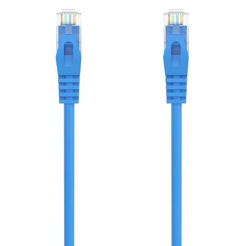 Cable de red rj45 awg24 utp aisens a145-0570 cat.6a/ lszh/ 25cm/ azul