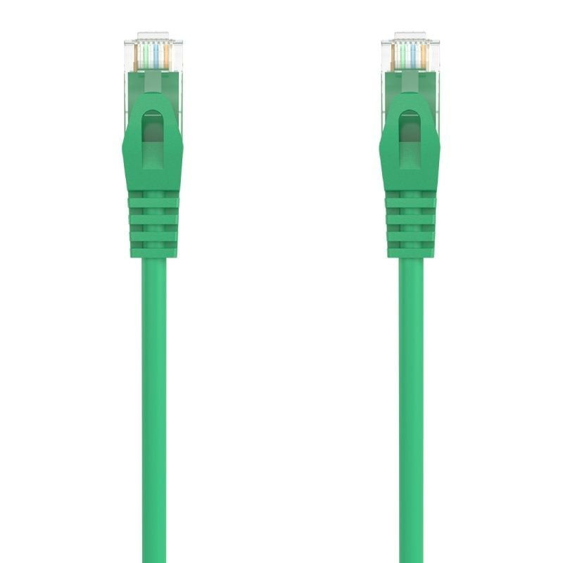 Cable de red rj45 awg24 utp aisens a145-0581 cat.6a/ lszh/ 1.5m/ verde