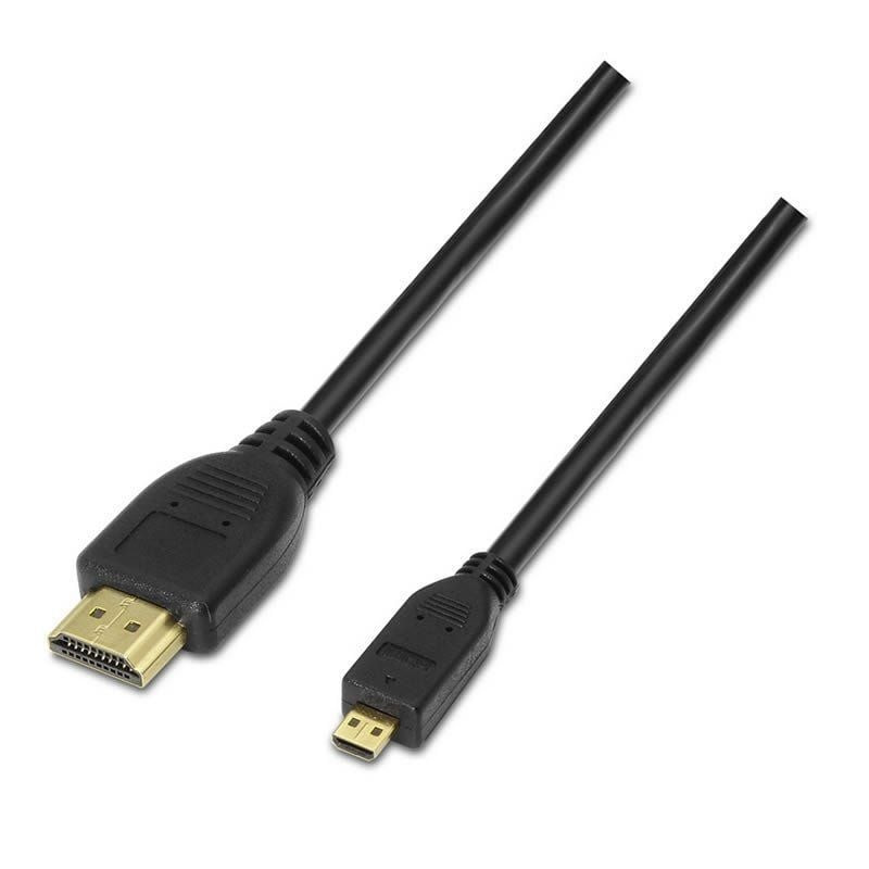 Cable micro hdmi aisens a119-0116/ hdmi macho - micro hdmi macho/ hasta 10w/ 720mbps/ 80cm/ negro Cable micro hdmi aisens a119-0116/ hdmi macho - micro hdmi macho/ hasta 10w/ 720mbps/ 80cm/ negro