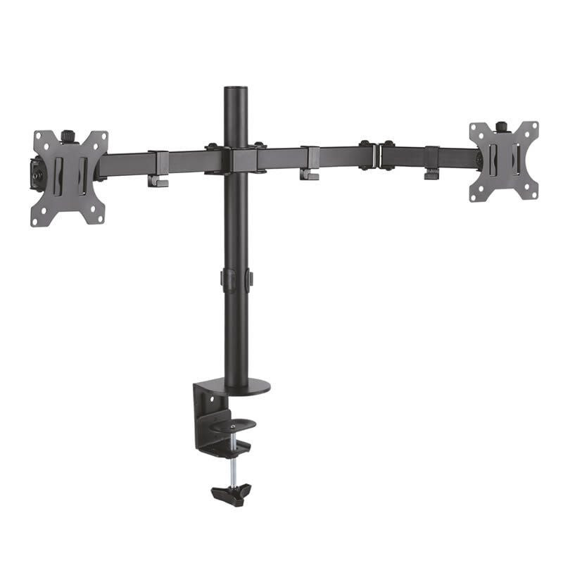 Soporte de mesa para 2 monitores aisens dt32tsr-041/ giratorio/ inclinable/ hasta 8kg Soporte de mesa para 2 monitores aisens dt32tsr-041/ giratorio/ inclinable/ hasta 8kg
