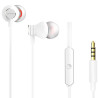 Auriculares intrauditivos aiwa estm-50wt/ con micrófono/ jack 3.5/ blancos