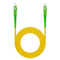 Cable de fibra óptica g657a2 nanocable 10.20.0050/ lszh/ 50m/ amarillo
