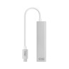 Hub usb tipo-c nanocable 10.03.0404/ 3xusb/ 1xrj45/ gris