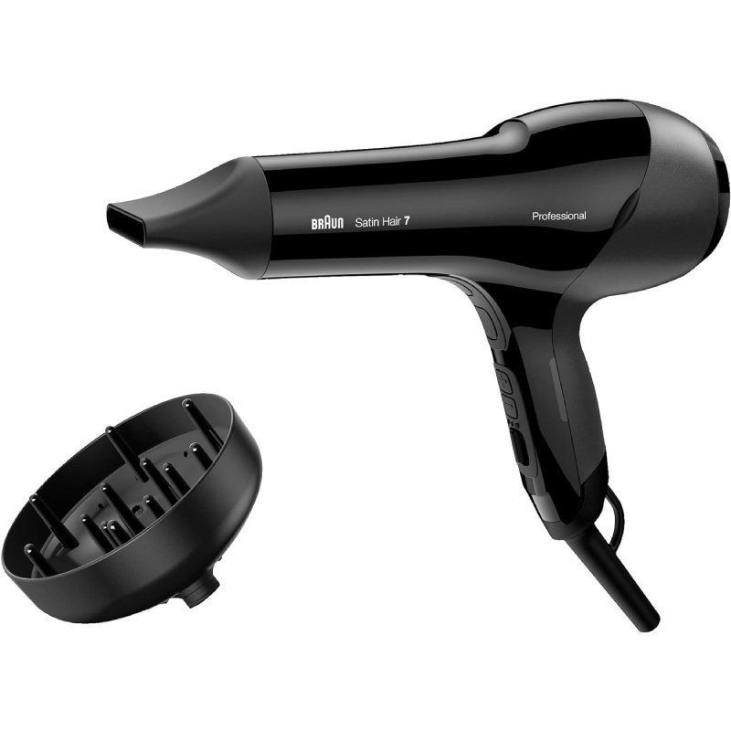 Secador braun brhd785e/ 2000w/ iónico/ negro Secador braun brhd785e/ 2000w/ iónico/ negro