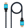 Cable hdmi 2.0 4k nanocable 10.15.3700/ hdmi macho - hdmi macho/ 50cm/ negro y azul