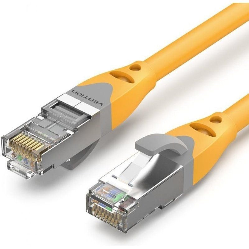 Cable de red rj45 sftp vention ibhyd cat.6a/ 50cm/ amarillo Cable de red rj45 sftp vention ibhyd cat.6a/ 50cm/ amarillo