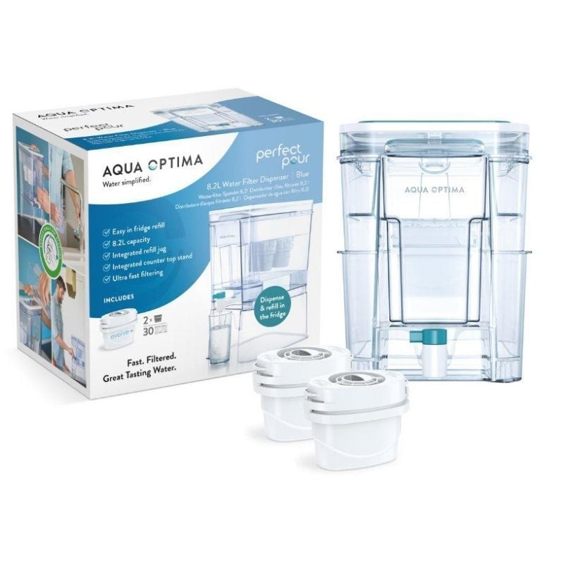 Depósito de agua filtrada aqua optima wd1000/ 8.2l/ incluye 2 filtros Depósito de agua filtrada aqua optima wd1000/ 8.2l/ incluye 2 filtros